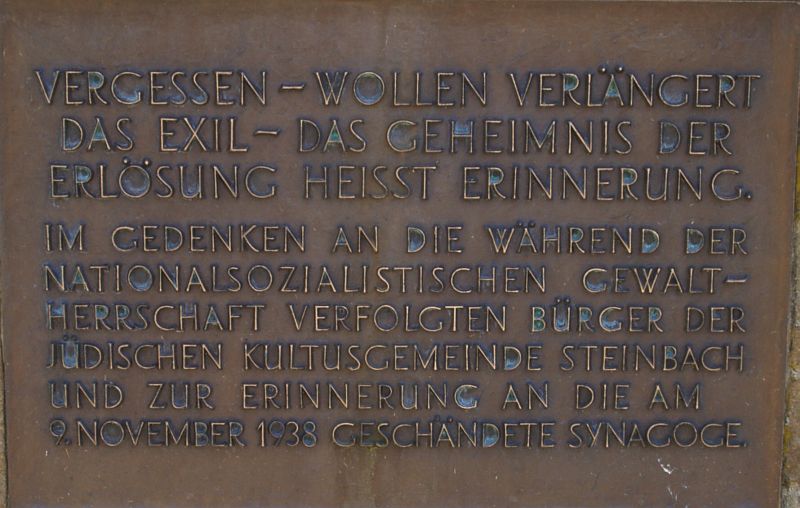 Die Synagoge in Steinbach am Glan (VG GlanMünchweiler, Kreis Kusel)